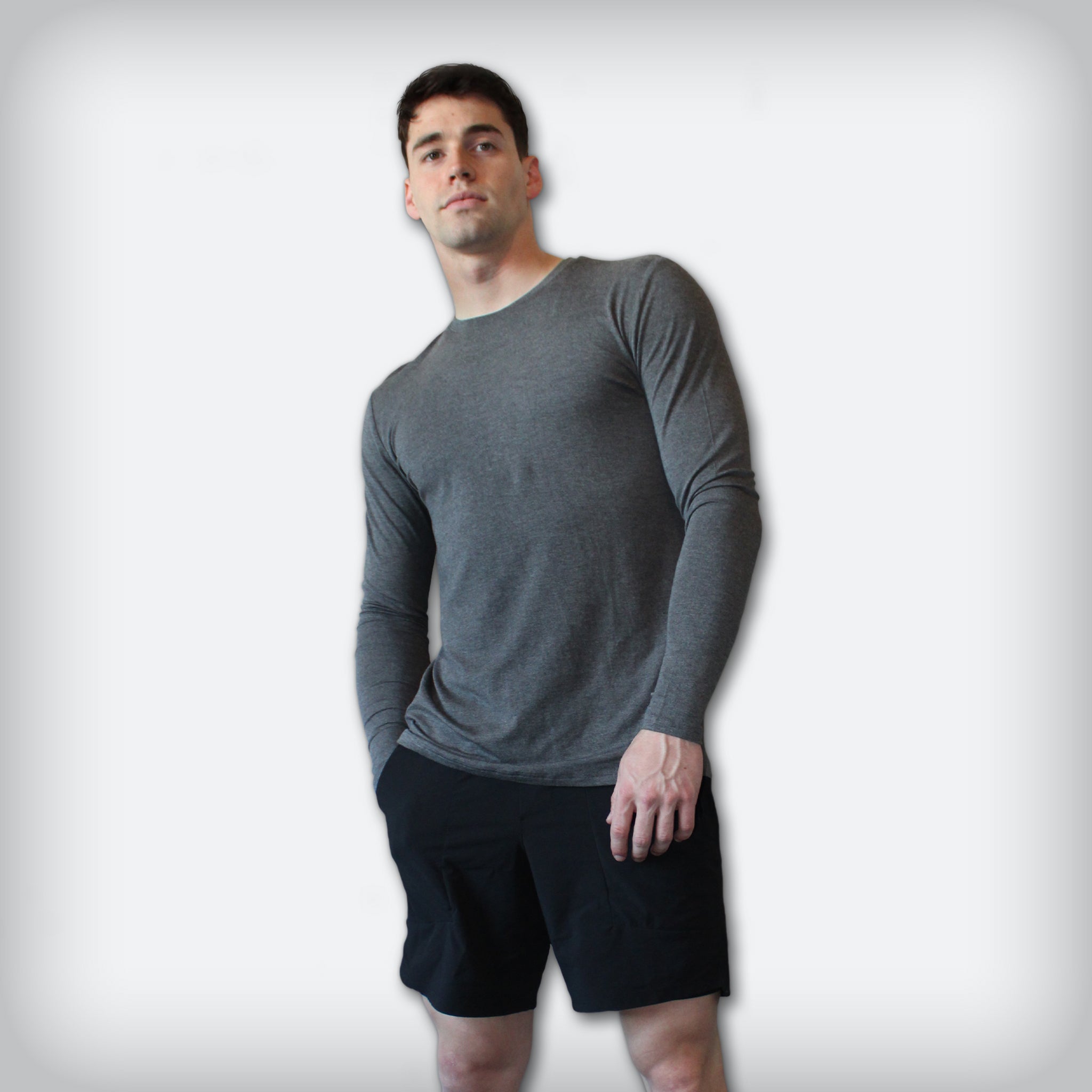 ★andar★ Claude Men's Essential Long Sleeve Airtex Long Sleeve Shirt – Florence Marine X