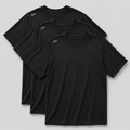 Kane Merino Blend Tee Bundle - three black merino tees